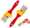 2Pcs Cutting in Paint Brush for Painting, Cutting in Tools for Painting, Cutting in Brush, Paint Brush Edger, Edging Paint Brush for Cutting in Interior Wall Concealed Corner, Paint Brush Edger