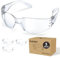 Mustbau 3 Pack Occhiali di Sicurezza EN166, Occhiali di Protezione Antigraffio UV380 per Lavoro, Laboratorio, Carpenteria, Cantiere, Campagne, Regali Ideali