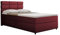 PANDA MÖBEL Boxspringbett Reve, 120x200 Polsterbett mit Bettkast und Topper - rot