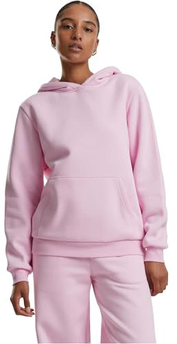 Urban Classics Tb7105-ladies Fluffy Hoody Maglia di Tuta, Rosa Morbido, XXXXXL Uomo