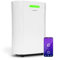 Klarstein AeroDry Smart 12l Luftentfeuchter - 12L/Tag, 2.5L Tank, 39dB, WiFi/App/Alexa Steuerung, LED Display, 24h Timer, Carbon Filter, für Räume bis 18m², Entfeuchter Elektrisch, Weiß