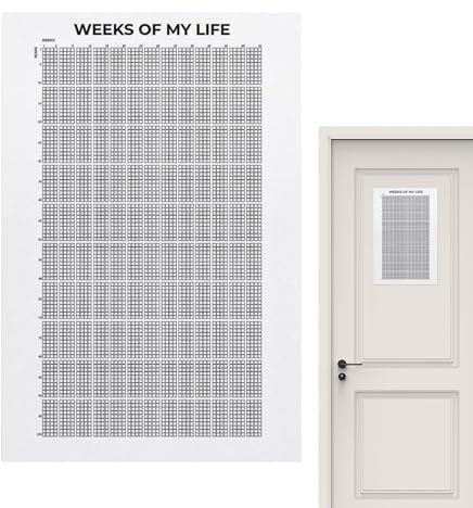 Life Weeks Poster, Weeks Of My Life Poster, Wochen Meines Lebenskalenders, Mein Leben In Wochen Poster,Dein Leben In Wochen Kalender, Woche Meines Lebens-Posters, Leben In Wochen Poster