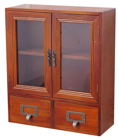 Folpus Mehrschichtige Kommode, Vitrine aus Holz, Modellregal, Aufbewahrung, Schmuckdisplayregal für Theken, Arbeitsbereich, Dekoration