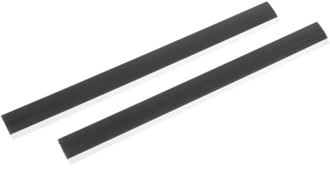 Alipis 10.2 Inch Replacement Dustpan Edge Strip Plastic Dustpan Accessories Soft Lip for Home Kitchen Cleaning Tools 2 Pack