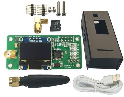 Upgraded MMDVM Hotspot Hat Board DMR YSF Dstar Raspbery P Zero W Pi Model 1b+ 2b 3b 4b Series Digital Voice Modem Walkie Talkie Worldwide UHF Antenna 0 Offset Two Colors OLED Screen