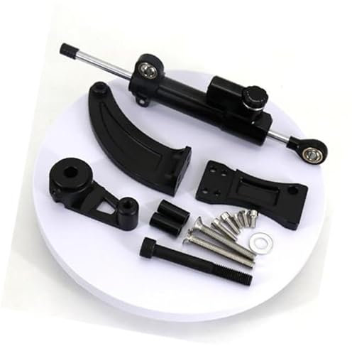 JINFOLI For Dualtron, for Spider, Raptor2, Eagle Pro, Elektroroller Lenkungsdämpfer Stoßdämpfer Stabilität Montagehalterungssatz Lenkungsdämpfer(BLACK C)