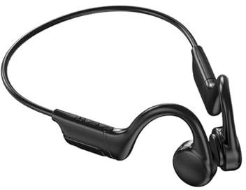 Blissbuilt Bone Conduction Headphones,Open-Ear Bluetooth Sports Earphones With Mic,IPX5 Waterproof Wireless Headset For Running And Workout,15H Playtime