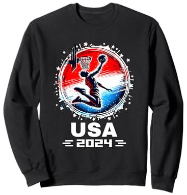 Basketball Team 2024 Basketball Bekleidung 2024 USA Team Sweatshirt