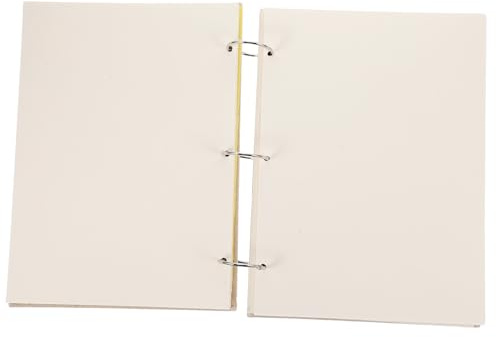 Skizzenbuch für Künstler 60 Blatt, 120 Seiten, Leinenbezug | Austauschbare Innenseiten, Wiederverwendbarer Einband, für Malen und Zeichnen Lernen, Beige