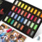 Weiche Pastellfarben 36 Farben – Softpastellkreide Set für Künstler, Ideal als Tafelkreide Bunt & Haarkreide für Kinder – Perfekt zum Zeichnen, Malen, kreative Projekte & temporäre Haarfärbung.