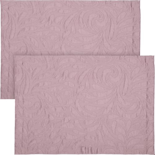 Erwin Müller Tischset Cadiz 2er-Pack bügelfrei altrosé Größe 35x50 cm