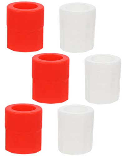 GLEAVI 6Pièces Moules à Glace Silicone Verres à Choc Réutilisables Glace Accessoires De Amusants Pour Créer Des Originaux Et Chocolatés