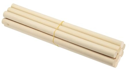 PATIKIL 10 Tiges En Bois 5/8 x 12 Pouces Tiges Ronde En Bois Pour Artisanat Couleur Naturelle