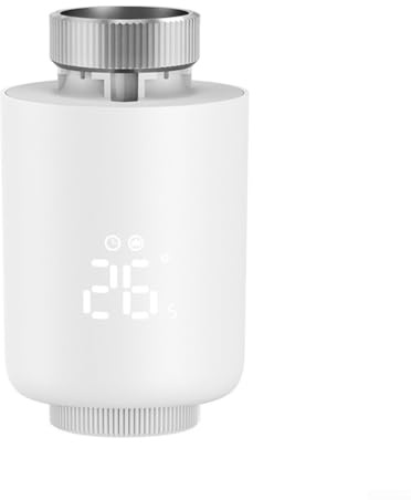 Programmable Smart Radiator Thermostat, TRV Thermostatic Radiator Valve For ZigBee with Voice& App Control Intelligent Temperature Controller