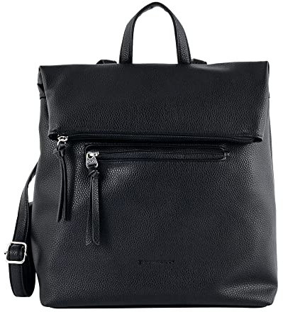 TOM TAILOR Tinna Damen City Rucksack Backpack, 12 L Schwarz
