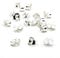 NaturSchatulle Ohrstecker Butterfly Verschluss 100% Sterling Silber 925 I 2 Paar I Ohrstopper Basteln Selber Machen Pousetten Schmuckherstellung
