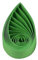Quilling Papierstreifen 5mm Streifen Papier Quilling Streifen Sets 120 Stücke Länge 54cm Quilling-Papier Quilling-Streifen (Grasgrün)