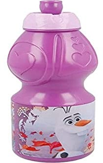 Stor Sportflasche 400 ml | Frozen 2, Schwarz