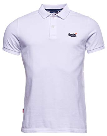 Superdry Herren Klassisches Pikee-Polohemd aus Bio-Baumwolle Optik XXXL