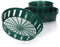 com-four® 6-teiliges Set Pflanzkörbe für Blumenzwiebeln, Anzucht-Pflanzschale zum Einpflanzen und Aufbewahren von Zwiebelpflanzen, grüne Zwiebelkörbe (06teilig Set Pflanzschale - 22cm 31cm)