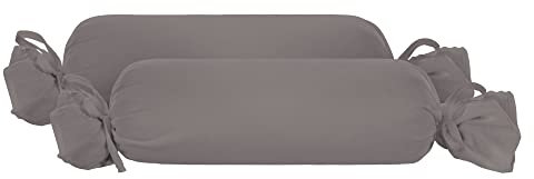 biberna Feinjersey Kopfkissenbezug 0077144 2X 15x40 cm Silbergrau