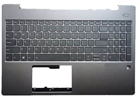 fqparts Replacement Laptop-Obergehäuse C-Schale & Tastatur für for Lenovo ideapad S540-15IML S540-15IWL GTX S540-15IWL Silber US-englische Ausgabe