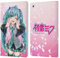 Head Case Designs Offizielle Zugelassen Hatsune Miku Zwinkern Grafiken Leder Brieftaschen Handyhülle Hülle Huelle kompatibel mit Apple iPad Mini 4