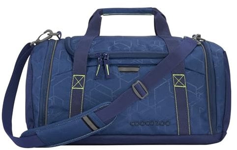 coocazoo Sporttasche „Blue Bash“, blau, Hauptfach, Nasswäschefach, Seitentasche, Reflektoren, 20 Liter, ab der 3. Klasse