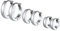PROSTEEL 3 Paare kleine Creolen Set Edelstahl 7mm 9mm 12mm Mini Huggie Kreolen Gotik Punk Stil Oktogon Hoop Earrings Ohr Piercing Ohr Schmuck für Party