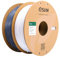 eSUN PLA+ Filament 1.75mm, 3D Drucker Filament PLA Plus, Maßgenauigkeit +/- 0.03mm, 1kg pro Spule, 2 Spulen 3D Druck Filament, Kaltes Weiß+Grau