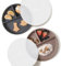 Moonkie Platos de succión para bebés y niños pequeños | Platos divididos de silicona sin BPA con tapa | Aptos para microondas y lavavajillas - 2 Pack (Warm Taupe/Dark Grey)