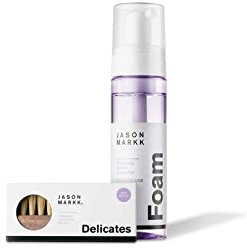 Jason Markk Brosse de nettoyage en kit avec mousse de nettoyage prête à l'emploi - Parfait pour nettoyer le daim et d'autres matériaux, lilas, Taille unique