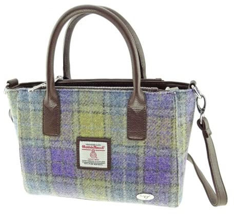 Glen Appin Lb1228, Bolso de Mano Mujer, Col 112 Verde Lila, L