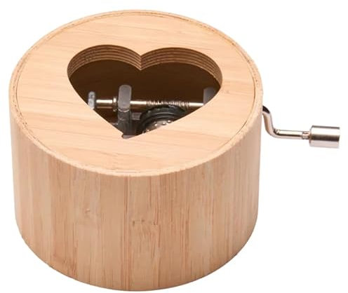 Spieluhr aus Bambus mit der Melodie: Hochzeitsmarsch von Felix Mendelssohn-Bartholdy - music box von Kurbelwerk green-line, Love-Edition