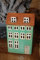 Haus aus Keramik/Windlicht Villa Gerda, H 16,5 cm, H10,5 cm, T 7,5 cm