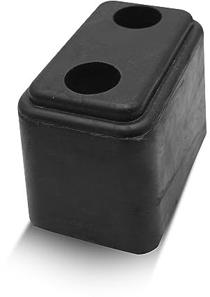 DOJA Barcelona | Tacos de Goma Camiones | Pack 1 | Topes de Goma para Camiones | 116x74x86mm | Caucho | Accesorios Camion | para Remolque, Accesorios Caravana, Tope Rueda Garaje, Estacionamiento