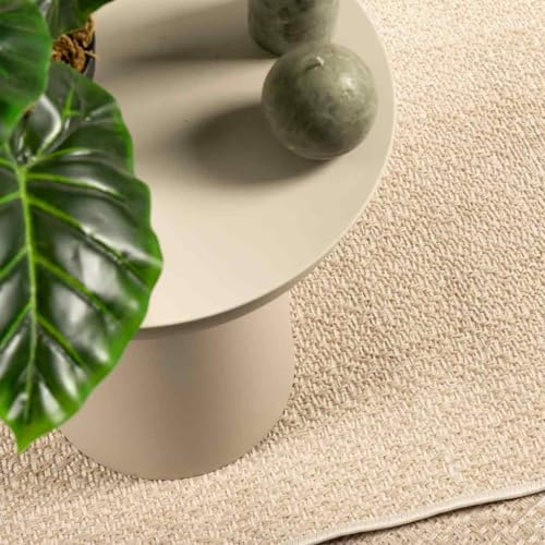 vidaXL Teppich ZIZUR 200x290 cm Jute-Optik Indoor und Outdoor