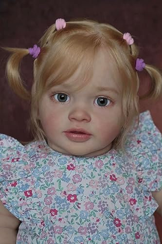 Zero pam Reborn Baby Puppen Mädchen 26 Zoll Vinyl Baby Puppen Neugeborenes Kleinkind Große Größe Baby Puppe Realistische Mädchen Baby Puppen die Aussehen wie echte Babys für Kinder Alter 3+