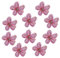 PAITOK Ensemble de mini pinces à cheveux en forme de fleur, pinces à cheveux antidérapantes pour filles femmes,quotidien,fête,mariage,accessoires de coiffure (10 pièces, violet)