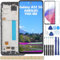 YHX-OU 6.5 AMOLED Écran Tactile LCD de Rechange pour Samsung Galaxy A52 5G SM-A526B SM-A526U Écran LCD Display de numériseur Tactile Remplacement + Outil d'installation+Verre Trempé(Noir+Cadre)