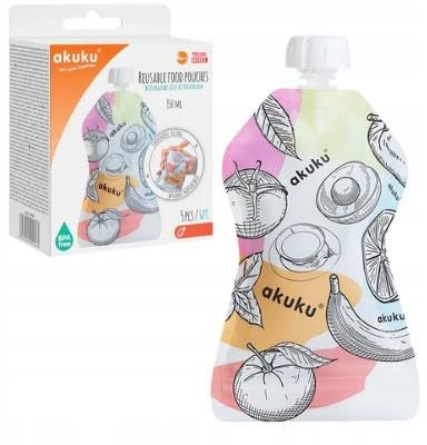 AKUKU Futterbeutel 150ml, 5 Stück
