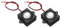 Sourcing Map 2Pcs Mini Speaker, 3W 4Ω Micro Speaker with JST-PH2.0 Interface for Small Electronic Projects, Advertising Machines, LCD TV Monitors