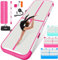 ALLPICK Turnmatte Aufblasbar mit elektrischer Luftpumpe, Länge 3/4/5/6 m Trainingsmatte, 10/20 cm hoch Tumbling Matte, Doppelseitiges Design Aufblasbar für Gymnastikmatte, Yoga -Rosa 400*100*20 cm