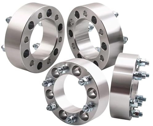 AXTAZS Espaciadores Ruedas Coche Compatible con Cadillac para Escalade 1999-2009 2010 2011 2012 2013 2014 2015 4 Piezas 6x139.7 Placa De Cuñas Espaciadoras De Rueda De Coche 50 Mm M12x1.5 6x5,5 50mm