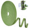Adiwo - Cinta Adhesiva para Plantas con Velcro, 25 m, Color Verde, resellable, de Doble Cara, 10 mm, autoadhesiva, para trepar, Multiusos, Resistente a la Intemperie