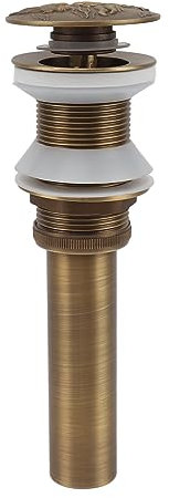 Antikes Kupfer-Abtropfgestell für Waschbecken, Waschbecken, Abfluss, mit Lochbounce Drainer (ohne Loch)