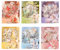 Xvbhaq Sechs Scrapbooking Stickers,Scrapbooking Zubehör Stickers Set,Flower Fairy Scrapbook,Aufkleber Mädchen Vintage Stickers,Scrapbook, Kalender,Handbuch DIY Dekorative Aufkleber