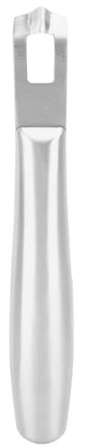 Zitronenschaber Reibe, Edelstahl Zitronenschaber Reibe, Orangenschälwerkzeug, Obst und Gemüseschaber, Schäler, Cocktail Garnierung, Zitrusfrüchte, Zitronenschale (SILVER)