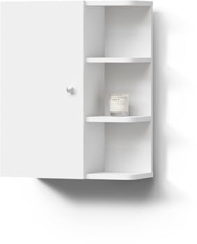 Livinity Badschrank Fucino, Weiß, 47.2 x 59.2 cm