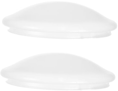 POPETPOP 2 Piezas Pantalla de lámpara de techo luz de techo LED redonda lámpara de techo redonda reemplazo del globo del ventilador de techo de polivinilo